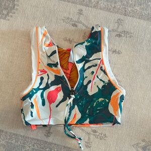 Maaji Multicolor reversible swim top